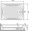 Поддон для душа RGW Acrylic Lux/TN 100x90