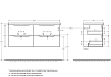 Тумба под раковину BelBagno Marino-Cer MARINO-CER-1200-4C-SO-2-BO-P белый