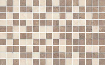 Керамическая плитка Kerama Marazzi MM6267C Декор Мармион бежевый мозаичный глянцевый 25х40