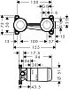 Скрытая часть Hansgrohe 13622180