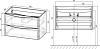 Тумба под раковину Vincea Paola VMC-2P800GW