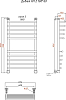 Полотенцесушитель водяной Тругор Дебют НП 2 100*60 (ЛЦ23)