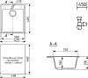 Мойка кухонная Domaci Солерно DF 425-06 трюфель