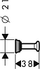 Крючок Axor Montreux 42137000