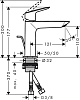 Смеситель для раковины Hansgrohe Logis Fine 71251000, хром