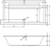 Акриловая ванна Riho Lugo 200х90 B137001005