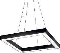 Подвесной светодиодный светильник Ideal Lux Oracle D50 Square Nero 245676