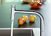 Смеситель для кухни Hansgrohe Metris 73804000, хром