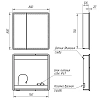 Зеркальный шкаф Lemark Element LM80ZS-E белый