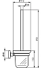 Ёршик Ideal Standard Iom A9119XG черный