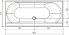 Акриловая ванна STWORKI Хадстен 180x80 SW1016075028 белый