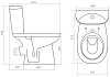 Напольный унитаз Santek Анимо 1WH110032 крышка стандарт