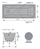 Акриловая ванна Loranto Milton CS00063081 белый