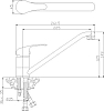 Смеситель Rossinka Y Y35-21 для кухонной мойки