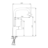 Смеситель для кухни Haiba HB70814-7 черный