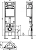 Инсталляция угловая для унитаза Sanit 995 90.699.00.0000