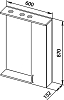 Зеркало-шкаф Aquanet Донна 60 венге