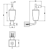 Дозатор для жидкого мыла Gessi Mimi 33214#149, finox / белый