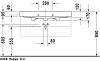 Раковина 100 см Duravit Happy D.2 2318100000