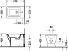 Напольное биде Duravit 2ND floor 0136100000