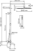 Душевая система Wasserkraft A188.117.137.087.CH Thermo, хром