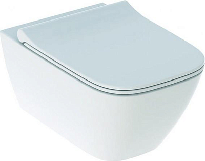 Комплект Geberit GEB30021500685 подвесной унитаз Geberit Smyle Square с крышкой-сиденьем, закрытая форма, белый + инсталляция Geberit Duofix + кнопка смыва Geberit Sigma 01 хром глянцевый + комплект креплений к стене для инсталляций Geberit Duofix