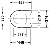 Сиденье для унитаза Duravit ME by Starck 0020010000