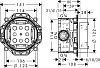 Монтажная коробка Hansgrohe Ibox Universal 01800180