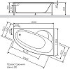 Акриловая ванна Am.Pm Bliss L 160х105 W53A-160R105W-A правая