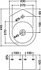 Раковина 33 см Jaquar JDS JDS-WHT-25841