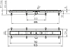 Душевой лоток Alpen Basic CH-750B1