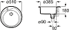 Кухонная мойка 51 см Roca Ruedo 870810515