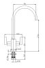 Смеситель для кухни Paini Dax-r-dax 84CR490S хром