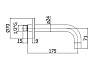 Излив  Paffoni Light ZBOC139NO черный