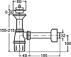 Сифон для раковины Viega 703110 с пробкой