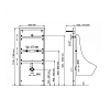 Инсталляция Berges NOVUM 049215 для скрытого монтажа писсуара