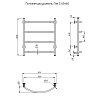 Полотенцесушитель электрический Тругор Пэк 5 60х60 L