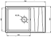 Кухонная мойка GranFest Level LV-760L белый белый