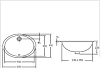 Раковина 57 см Ideal Standard Oval R410201