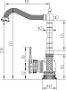 Смеситель для кухни Zorg Antic A 414 K-BR, бронза