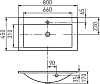 Тумба с раковиной Aquaton Римини 80 New 1A2267K1RN010-1, белый