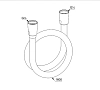 Шланг для душа 160 см Kludi Suparaflex 6107253-00 белый матовый