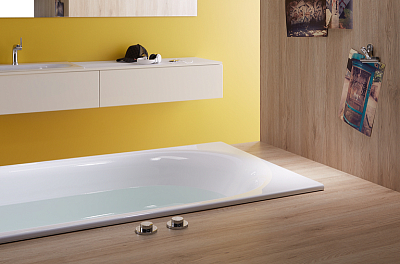 Стальная ванна Bette Comodo 170x75 1250-000 PLUS белый
