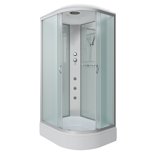 Душевая кабина Niagara Classic 339744LG стекло матовое, профиль серебро
