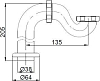 Слив-перелив BelBagno BB567-OVF-CRM, хром