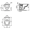 Инсталляция Ideal Standard Prosys 120M R020467, с унитазом T471601 i.life A RimLS+ безободковый c сиденьем микролифт, комплект, I001601