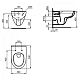 Инсталляция Ideal Standard Prosys 120M R020467, с унитазом T471601 i.life A RimLS+ безободковый c сиденьем микролифт, комплект, I001601