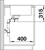 Кухонная мойка Blanco Andano 340/180-IF 522975 чаша слева