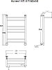 Полотенцесушитель водяной Тругор Аспект НП 3 П 60*50 (ЛЦ6)