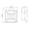 Мыльница LEMARk Smooth Line 9746018 серый